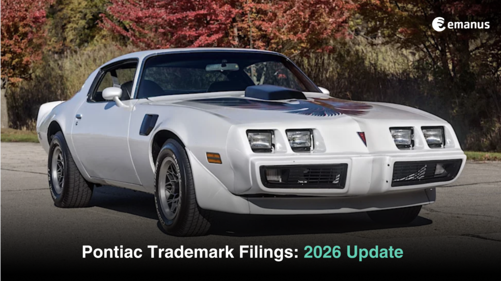Pontiac trademark filings