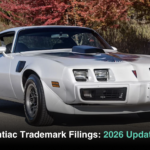 Pontiac trademark filings